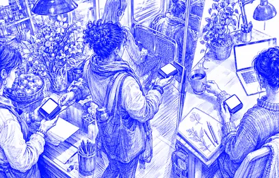 The same interface seen across contrasting real-world settings.